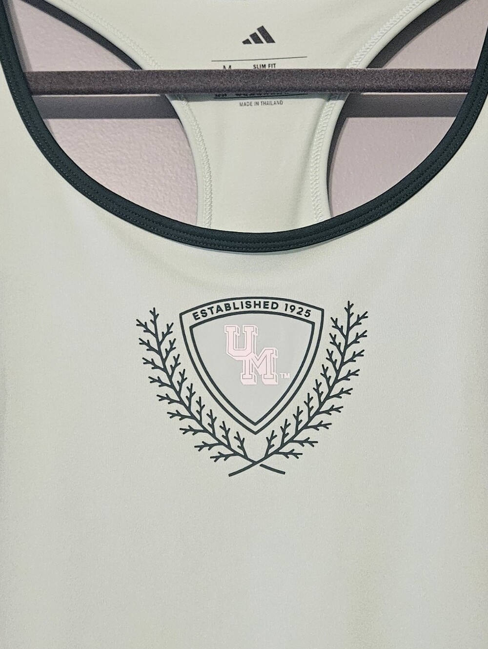 adidas Mint Green Racerback Tank Dress with Dark Trim - Picture 2 of 7